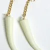 Sabre Tooth Earrings -Magic Costume Store 1785