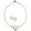 Pearl Necklace And Earring Set -Magic Costume Store 34682