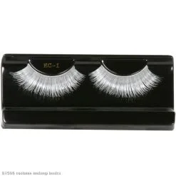 Silver Party Eyelashes With Case