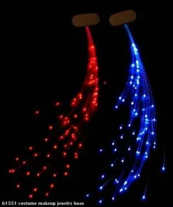 Glowbys Flashing Blue/Red Hair Accessory