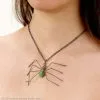 Spider Necklace (Green) -Magic Costume Store 62152