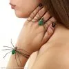 Spider Ring/Bracelet (Green) -Magic Costume Store 62154