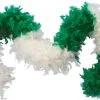 Green & White Feather Boa Adult -Magic Costume Store 68268 1
