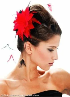 Black And Red Hair Clip
