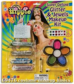 Super Deluxe Glitter & Jewels Hippie Makeup Kit