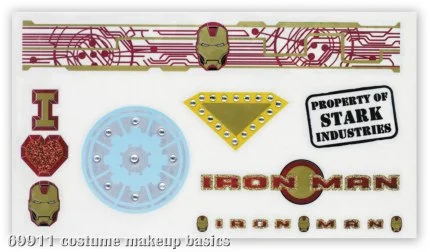 Iron Man 2 (2010) Movie - Iron Girl Body Art 3 Iron Man 2 (2010) Movie - Iron Girl Body Art