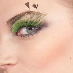 Green Eyelashes