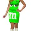 Green M&M Tank Dress Costume -Magic Costume Store gc4042
